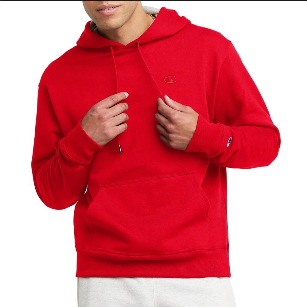 Champion Men's Bold Red Hoodie